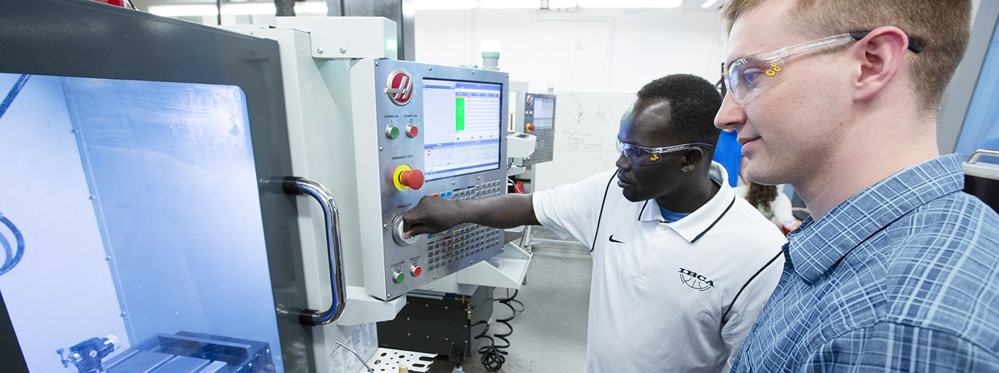 students working in laboratory setting