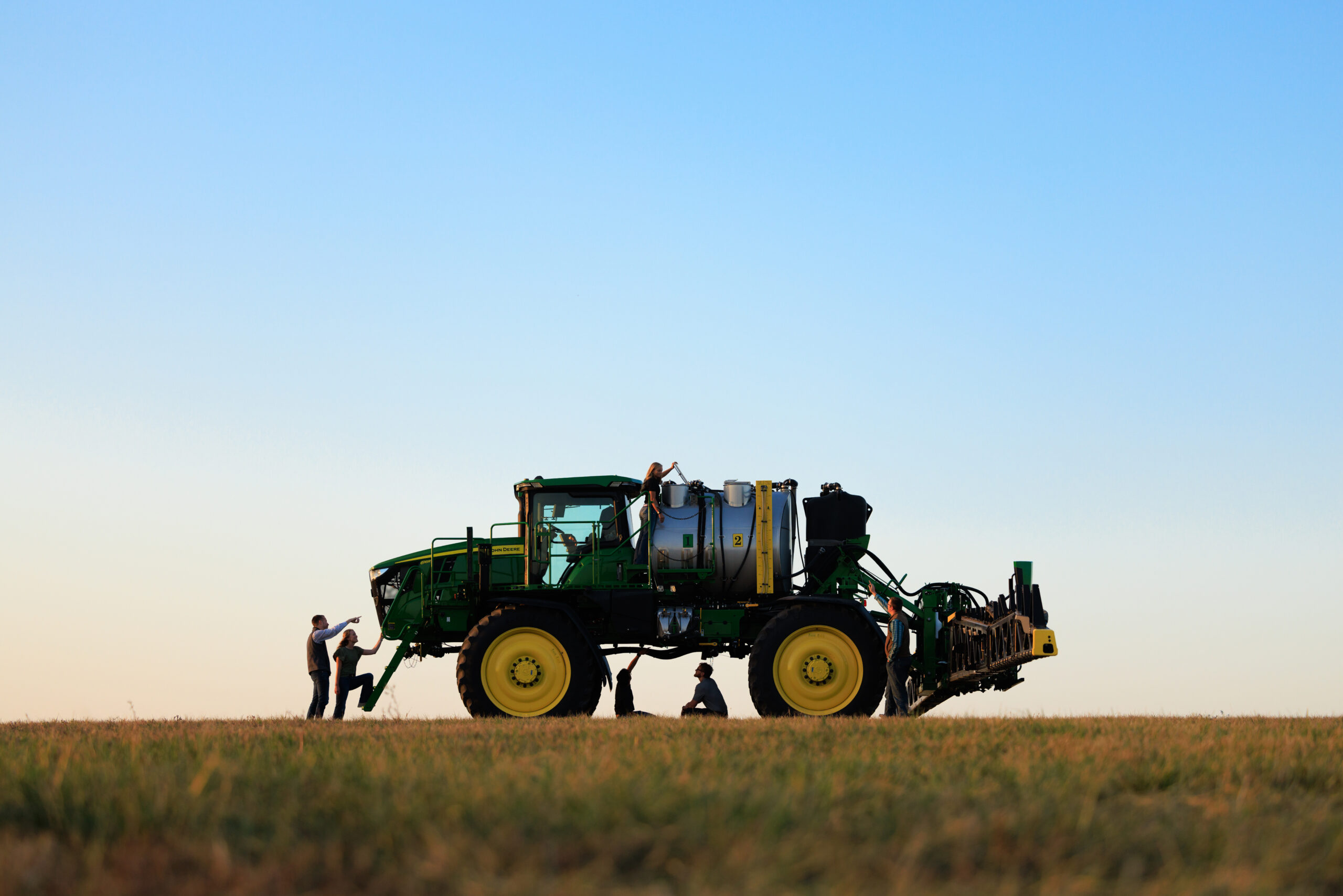 Digital Ag Innovation team in the field